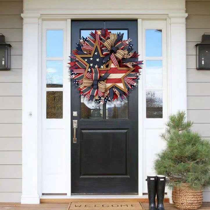 🇺🇸 Sentinels of Honor: 250th Anniversary Hand-Tied Wreath