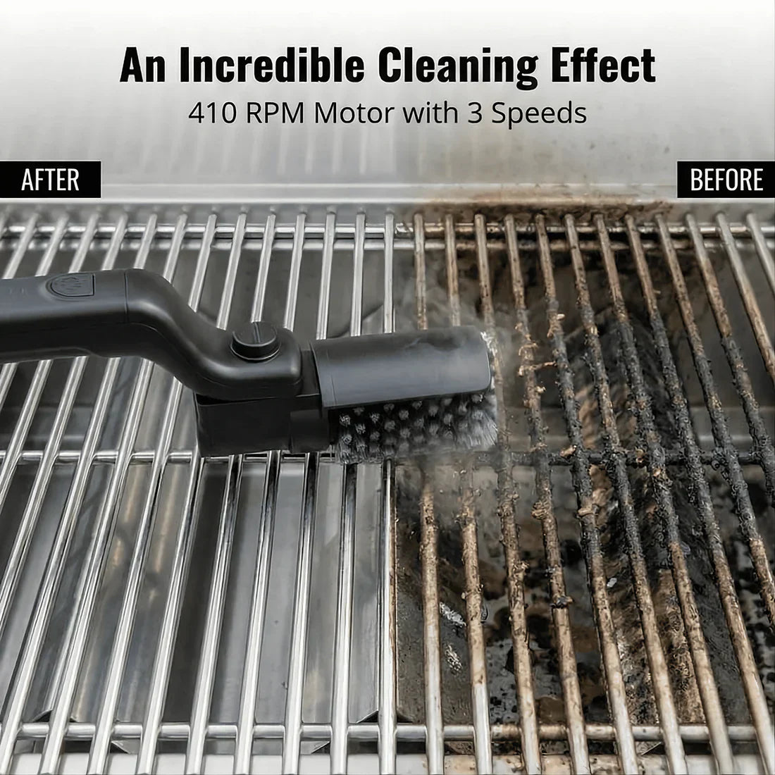 Electric 3-speedGrill Brush