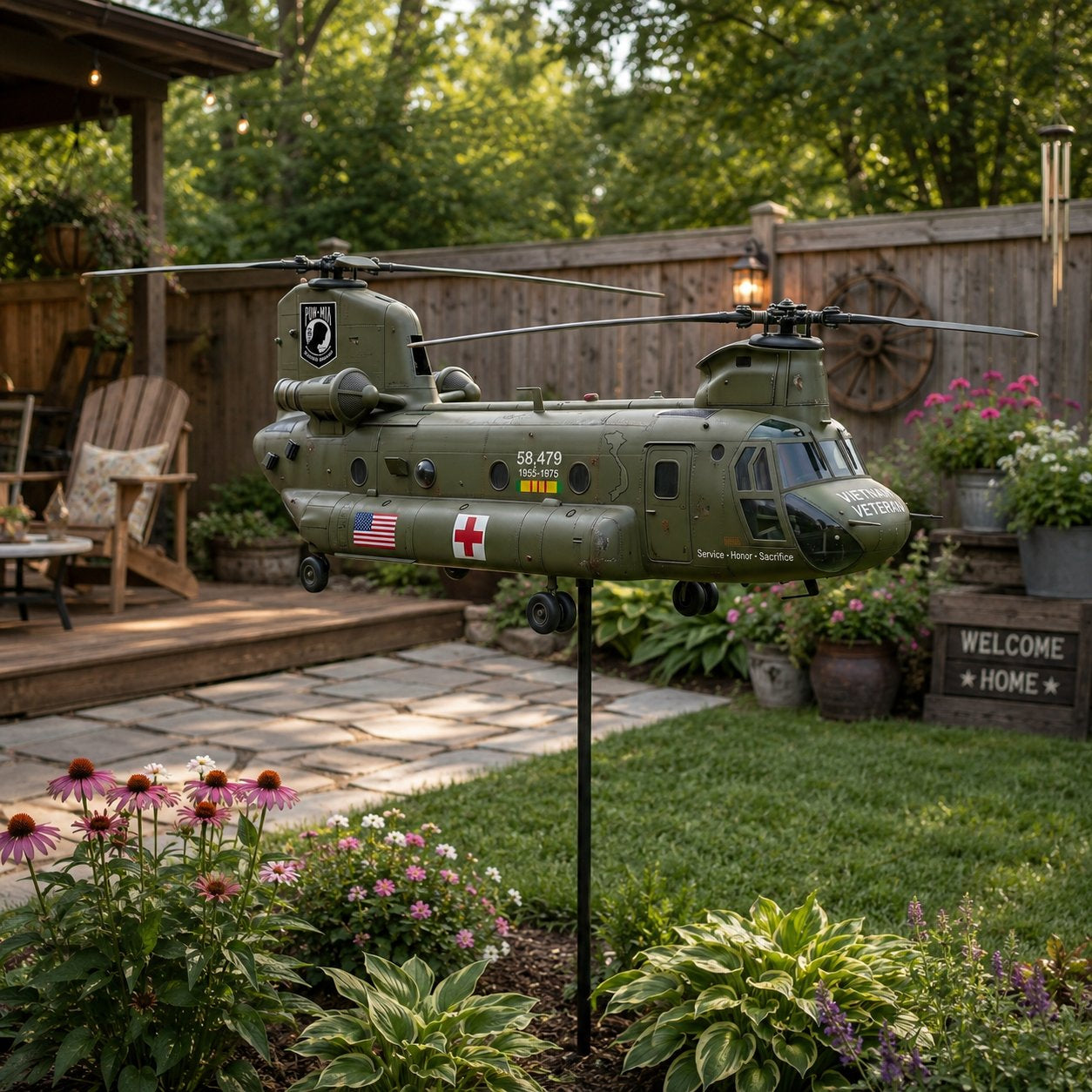 🎁Last Day Promo: 49% OFF 🎖️-Vietnam Veteran UH-1 Helicopter Wind Spinner- ✈️Buy 2 Free Shipping Today!