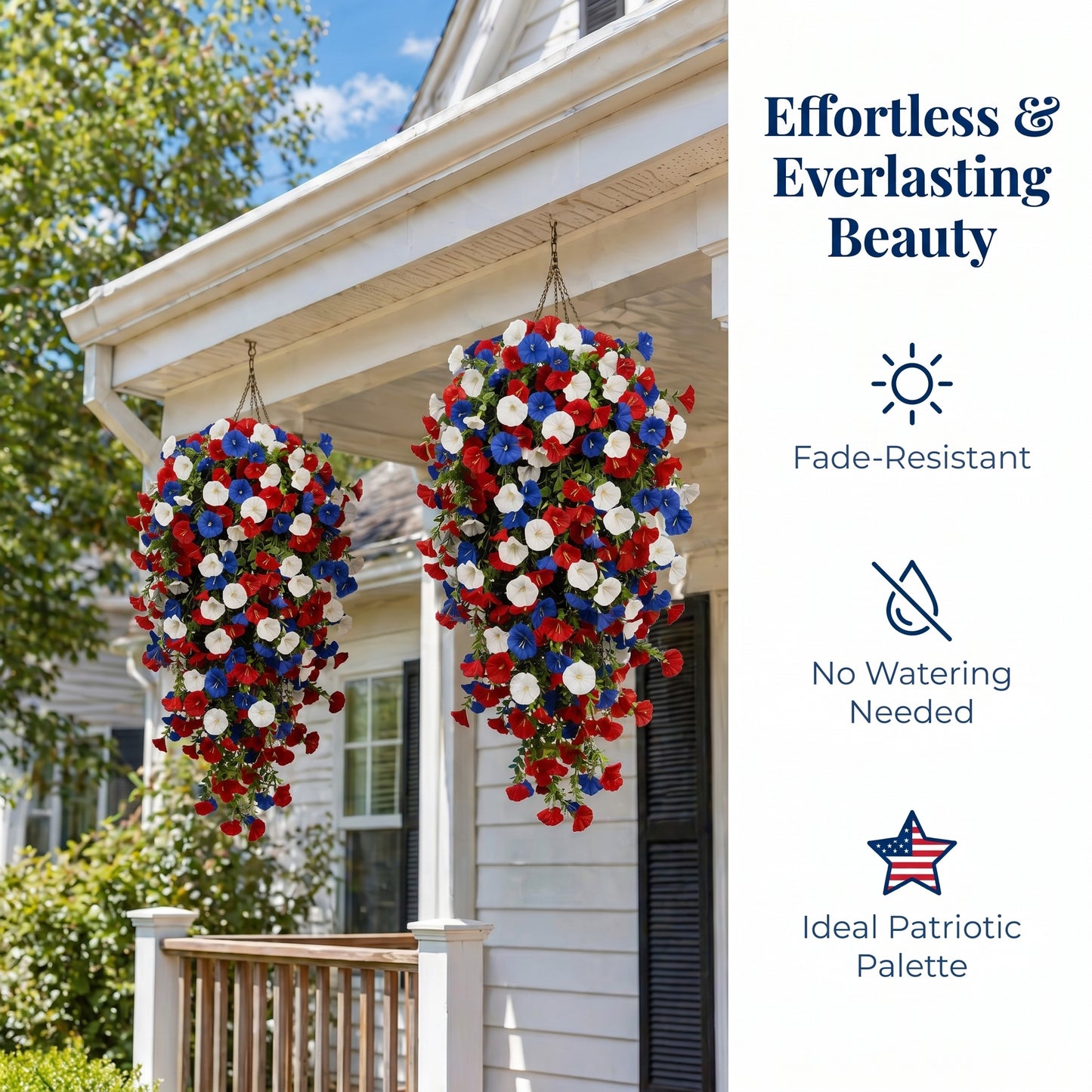 🌸LAST DAY 60%OFF🌸4th of July Decoration Tricolor Patriotic Artificial Flower
