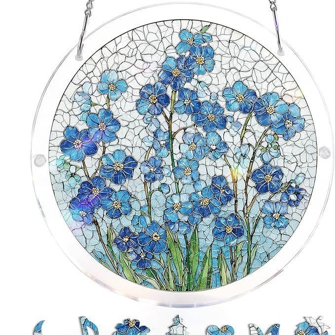 Acrylic Jigsaw Puzzle Suncatcher 80 Pieces