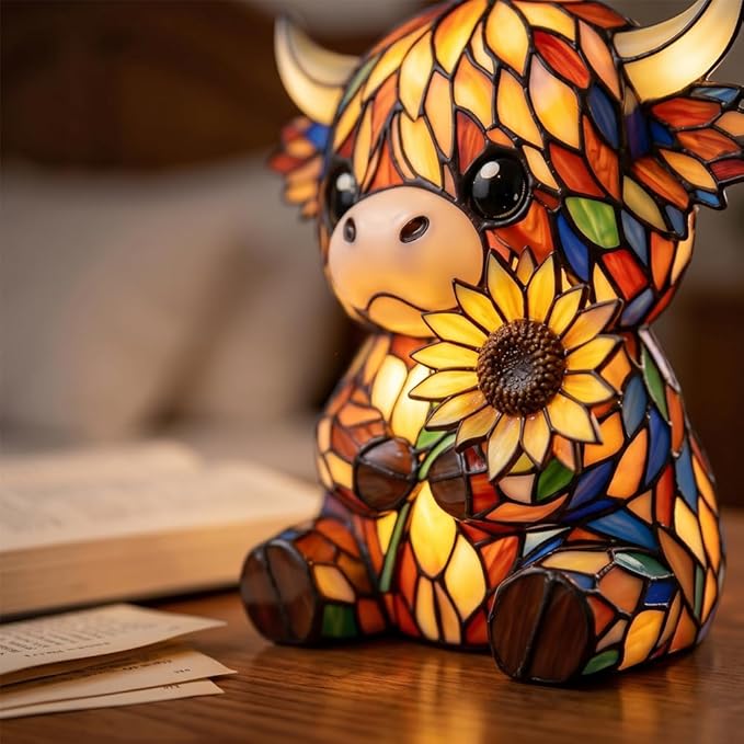 Creative Highland Cow LED Night Light