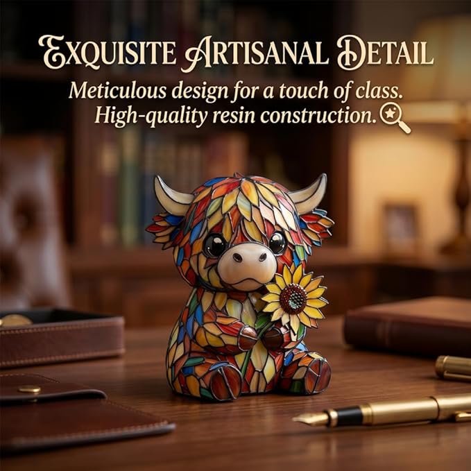 Creative Highland Cow LED Night Light