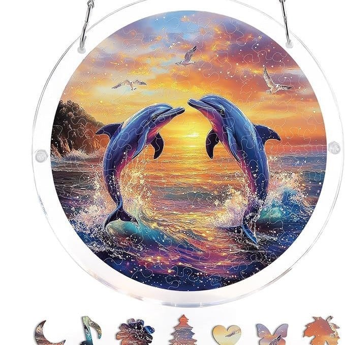 Acrylic Jigsaw Puzzle Suncatcher 80 Pieces
