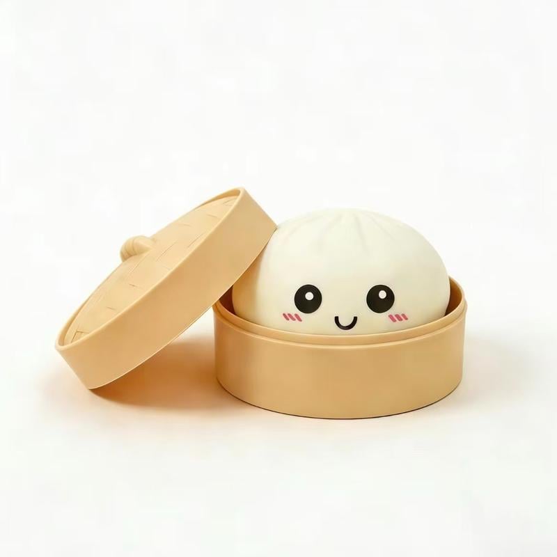 🏆Only $9.99 Last Day Promotion! - Expressive Dumpling Squishy - Blind Box, Mysecret Bun Fidget Toy