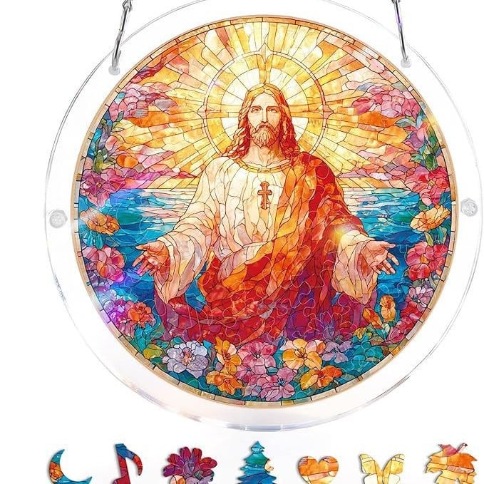 Acrylic Jigsaw Puzzle Suncatcher 80 Pieces