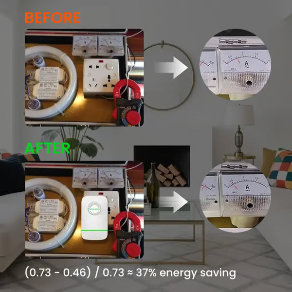 Smart Power Saver Plug for Home | Energy Optimizer Device | Easy Plug & Use for Appliances
