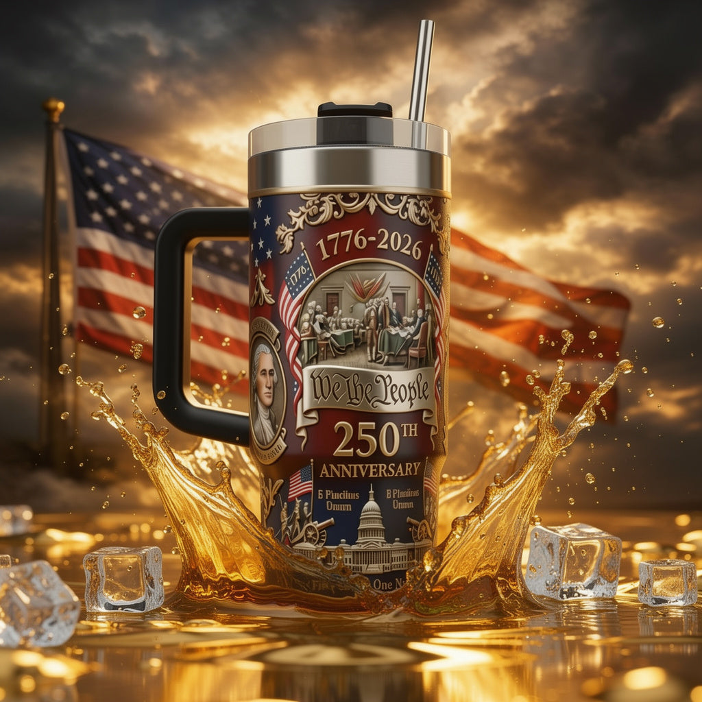 U.S. 250th Anniversary Commemorative Travel Tumbler