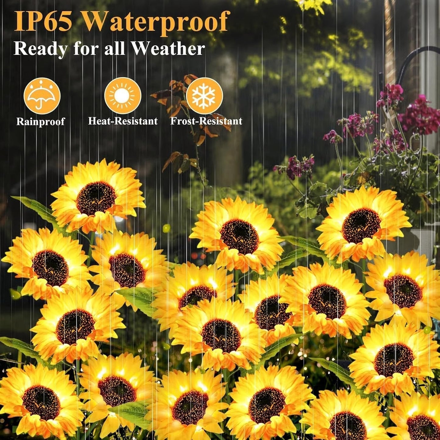 🌻Sunflower Solar Powered Lights for Garden