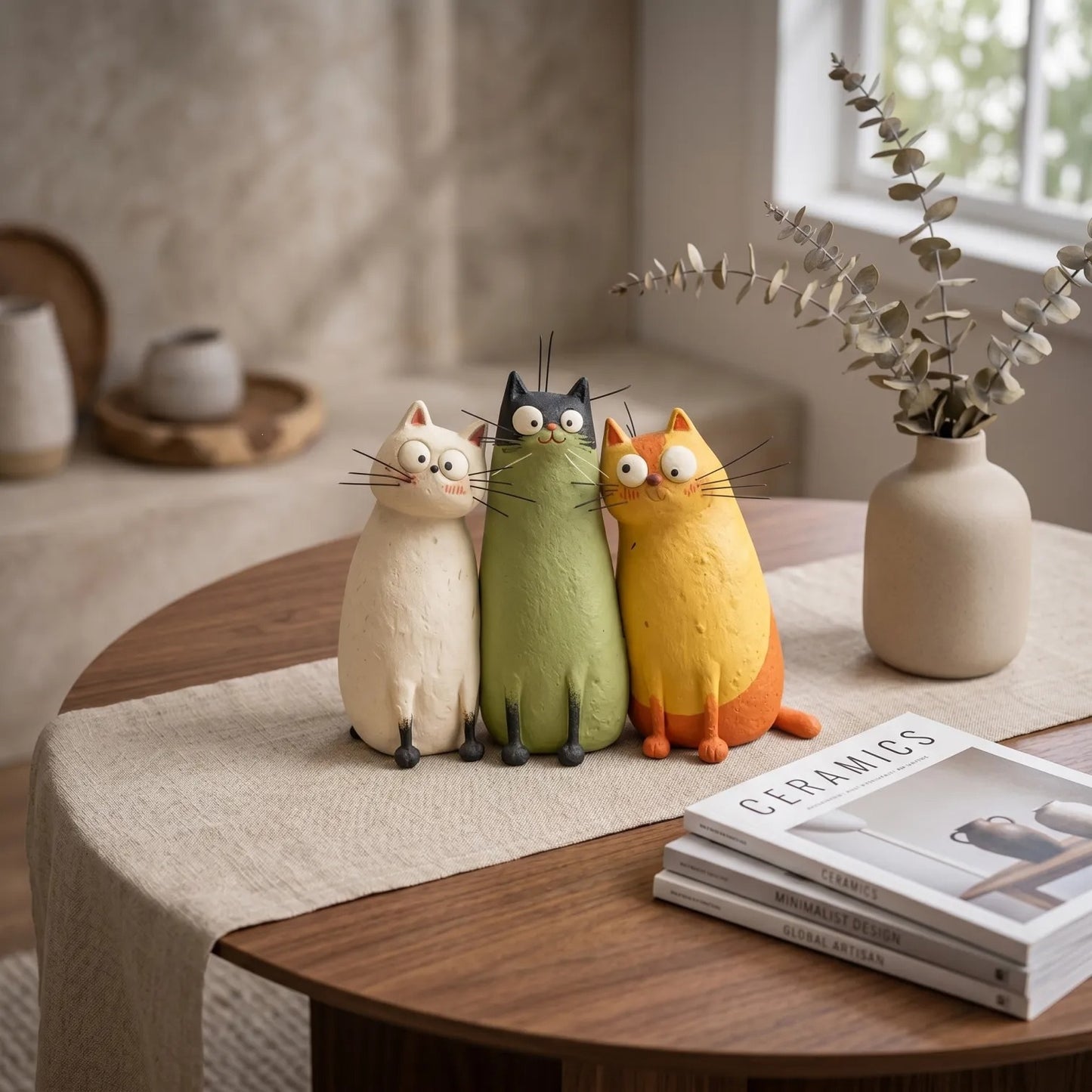 49% OFF -Handcrafted cat figurines🐱 - Let the warm handiwork soothe your mood✨