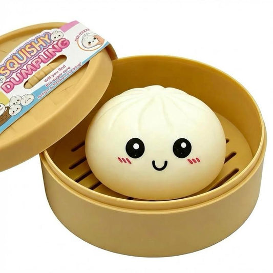 🏆Only $9.99 Last Day Promotion! - Expressive Dumpling Squishy - Blind Box, Mysecret Bun Fidget Toy