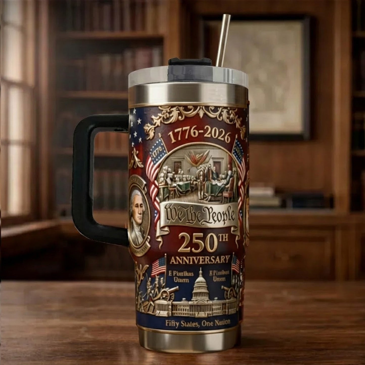 U.S. 250th Anniversary Commemorative Travel Tumbler