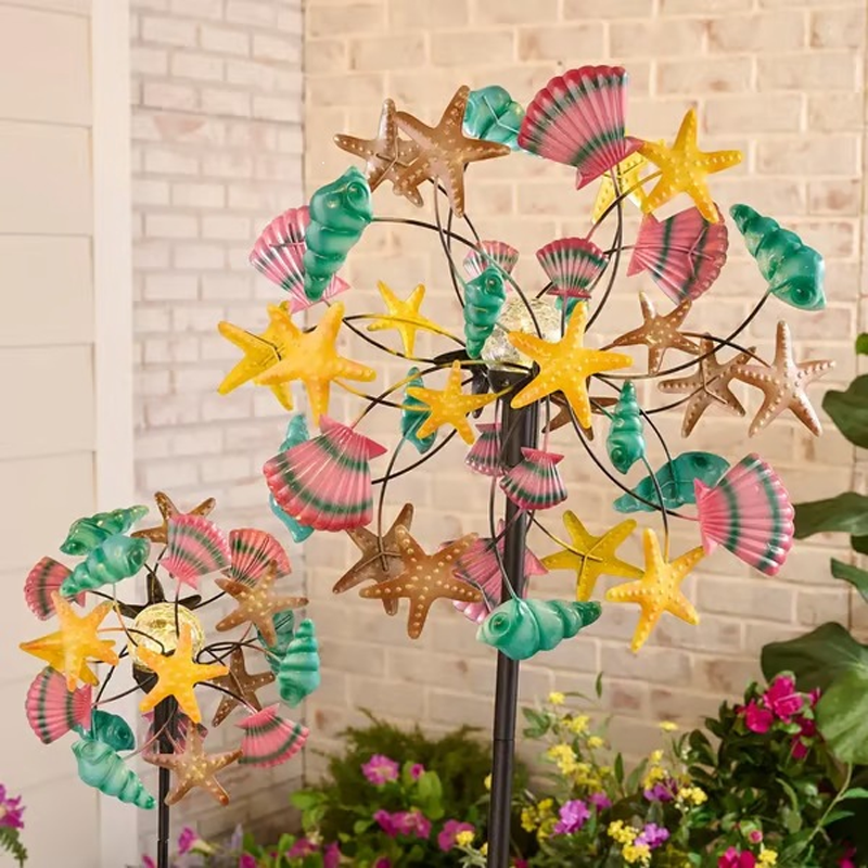 🌸Spring Sale 50% OFF🌬️🎡 Solar-Powered Wind Spinner for Garden