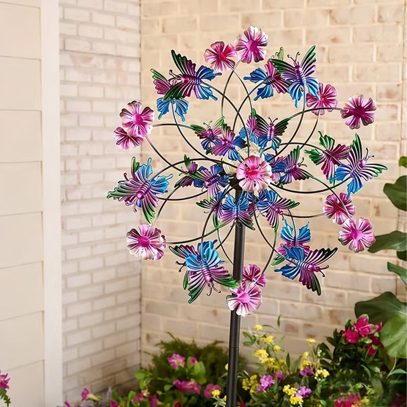 🌸Spring Sale 50% OFF🌬️🎡 Solar-Powered Wind Spinner for Garden