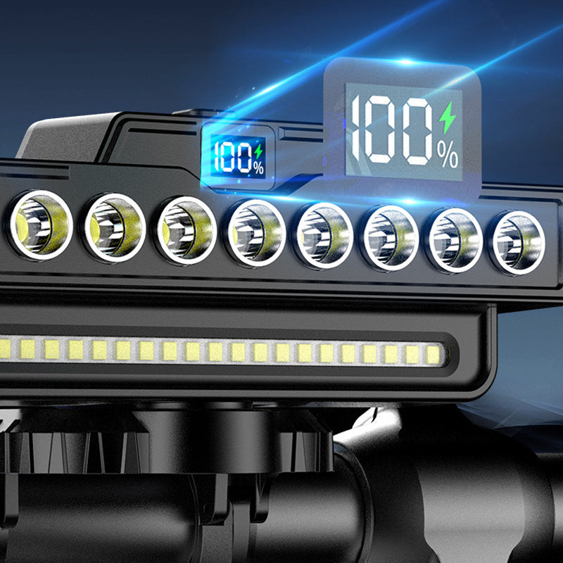 📢📢40% OFF !! ⏰Rechargeable 28-LED Bicycle Headlight with Horn