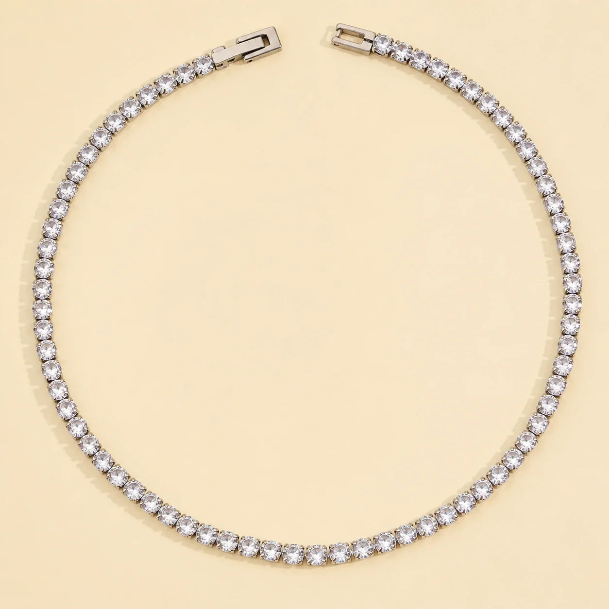 Zircon Ice Tennis Necklace