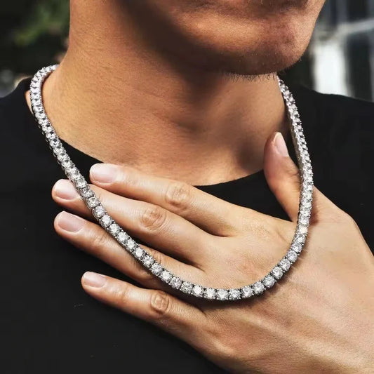 Zircon Ice Tennis Necklace