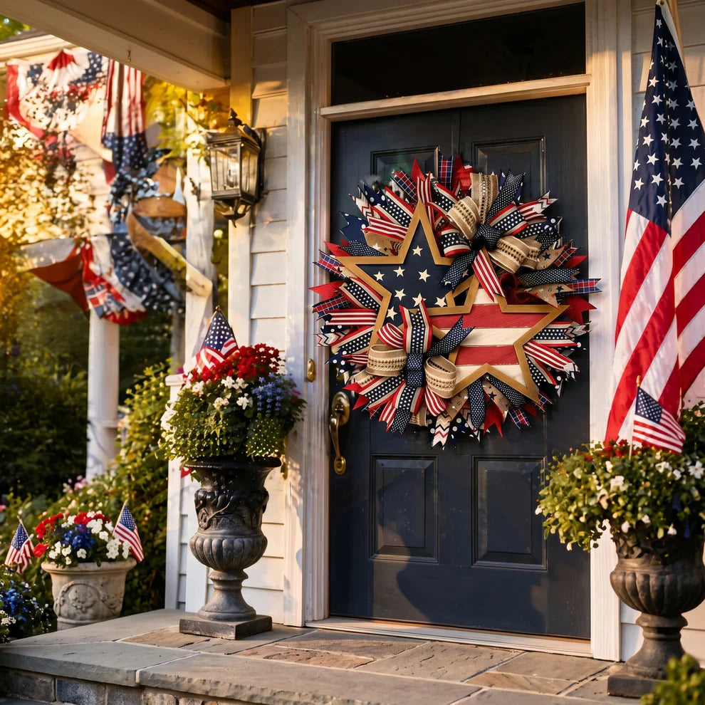 🇺🇸 Sentinels of Honor: 250th Anniversary Hand-Tied Wreath